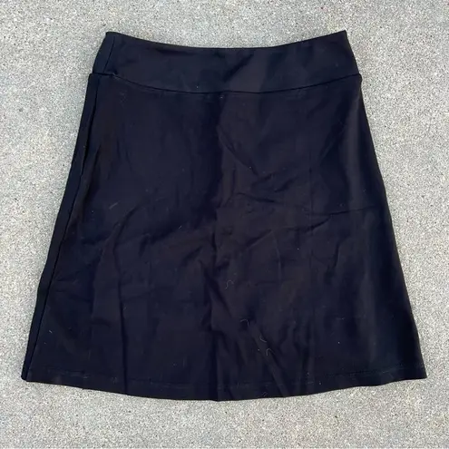 Betabrand Ponte Skirt Skort black Medium