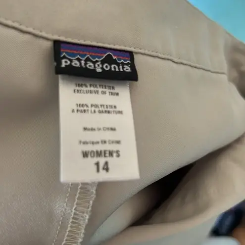 Patagonia Skort With Pocket khaki size 14