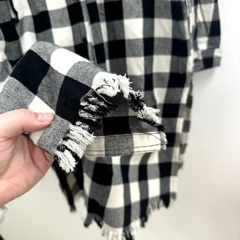 Risen Athena Black and White Plaid Jacket Size Medium NWT