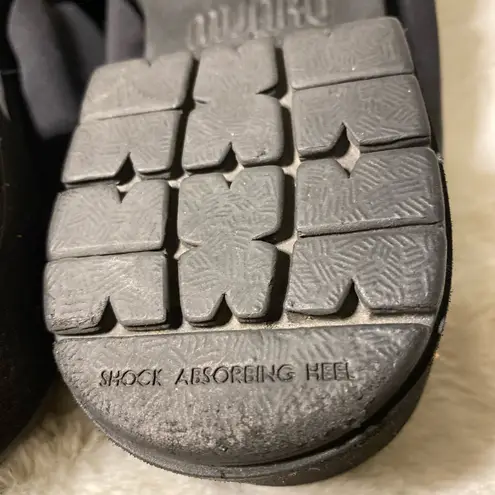 Munro Dekkie Black Slide Heeled Sandal Size 10 EUC