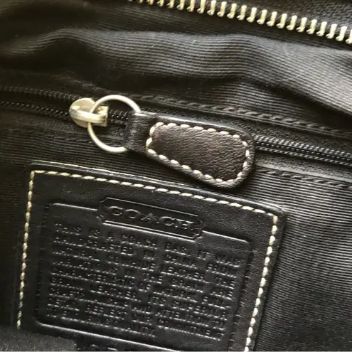 Coach  Soho Black Duffle Black Slim Shoulder Bag