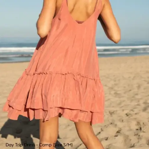 NWT Left on Friday Day Trip Short Dress in Camp Pink Mauve Size Small/ Medium