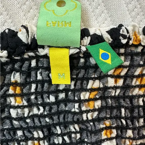 Farm Rio Daisy Print Crop Top