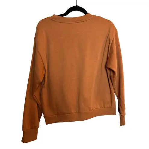 Yellowstone Crewneck Sweatshirt Size Small Orange Athletic Western