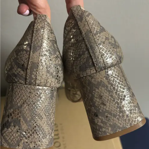 Gentle Souls By Kenneth Cole Dionne Pump brown snake print