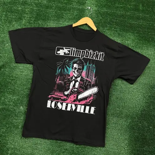 Limp Bizkit Loserville European Tour Nu Metal Band Tee L