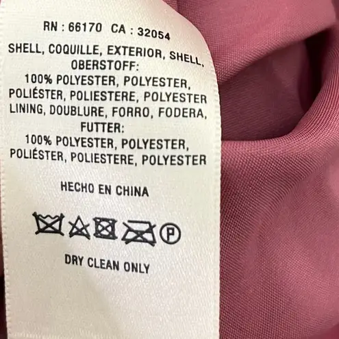 Anthropologie  Jill Jill Stuart Iva Maxi Dress Pink Crepe Gown Women’s Size 14