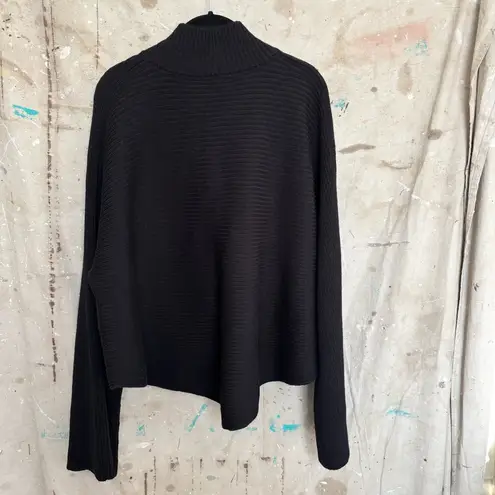 ARKET Cropped Wool Cotton Jumper Black Size L