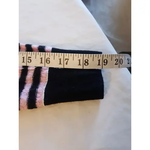 Sonia By Sonia Rykiel Sweater Sz Medium Striped Preppy Skater E Girl Punk Wool Multiple