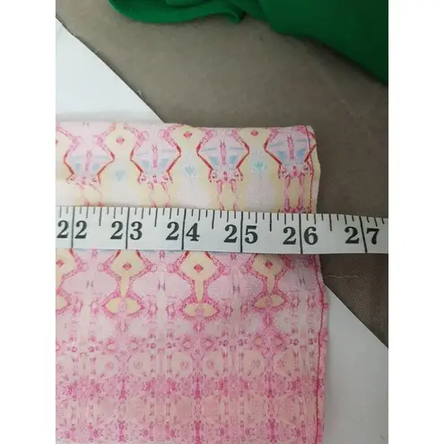 Tangerine NYC Womens Blouse Top Sz Small 100% Silk Pullover Long Flared Sleeves