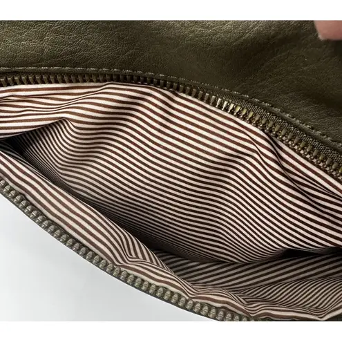 Market And Spruce Green Shoulder Purse Bag Inside Pocket Snap Classic Soft