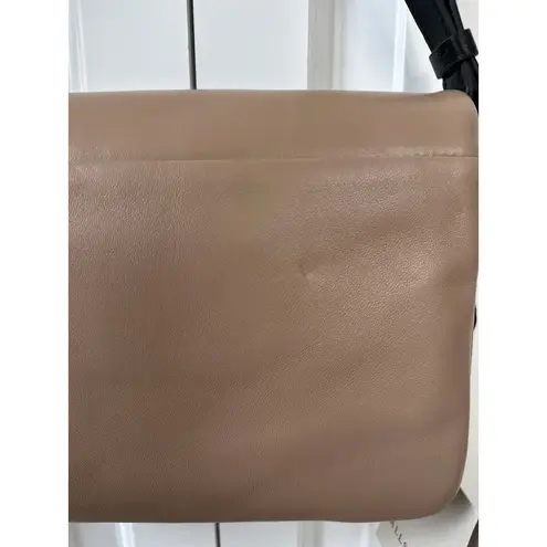 ALLSAINTS Ondine Leather Shoulder Bag Mink Brown NWT