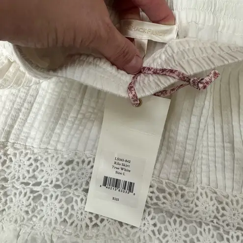Love Shack Fancy  true white rilo mini skirt - Image 3