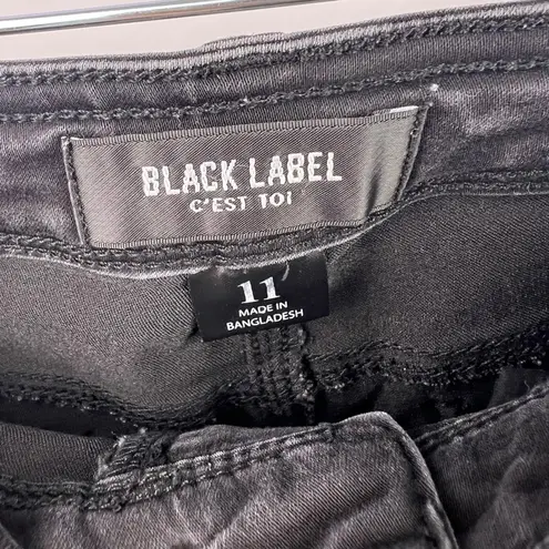 C’est Toi Black Label Jeans, Black Wash, Cotton Blend, High Rise Skinny Size undefined