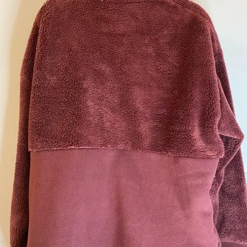 All In Motion NWT  Brown Sherpa Sweatshirt Bottom Tie Super Soft Sz XXL