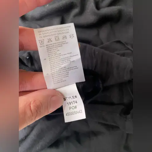 Head Fox racing logo cropped cap sleeve black t-shirt, size large