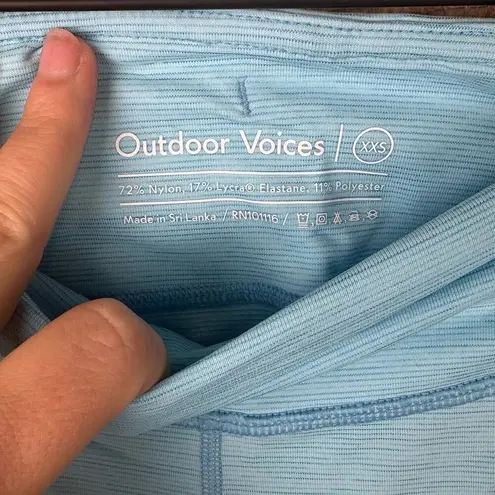 Outdoor Voices Outdoor‎ Voices Move Free 6” Short Larimar Size XXS NWT