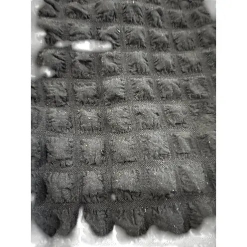 Black Textured Checker Pattern Womens Hobo Handbag SKU CS7945/T284660 Size L