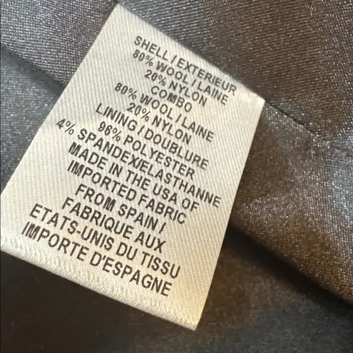 Milly Runway Crimson Wool Overcoat Jacket Small