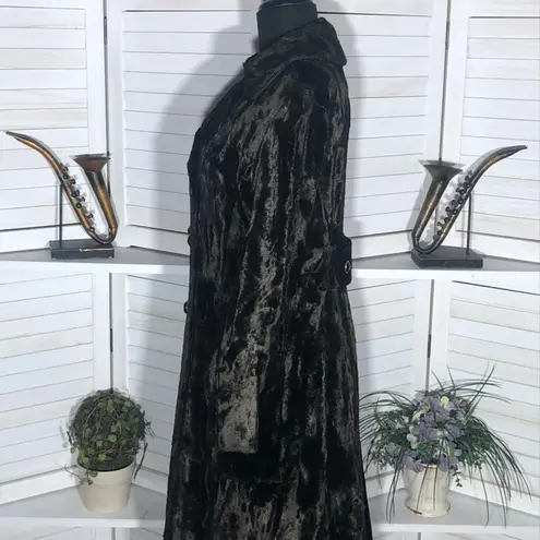 Hens & Kelly vintage 70s Jackie O Peacoat Faux Fur Double