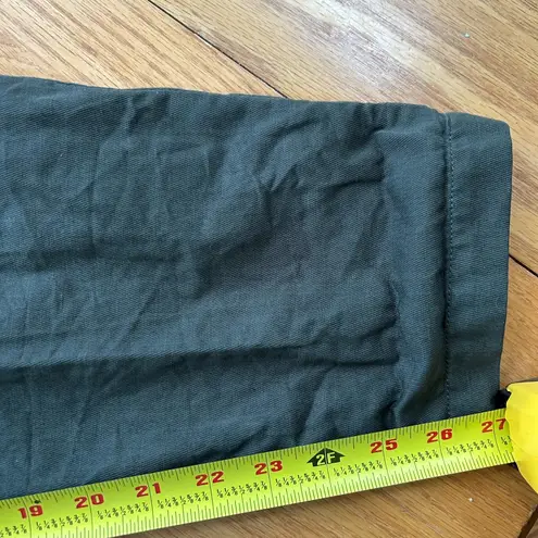 Massimo Dutti Women’s Utility Jumpsuit With Belt Khaki Size Medium Long Sleeves