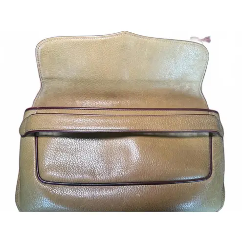 Cartier Brown Leather Clutch Bag