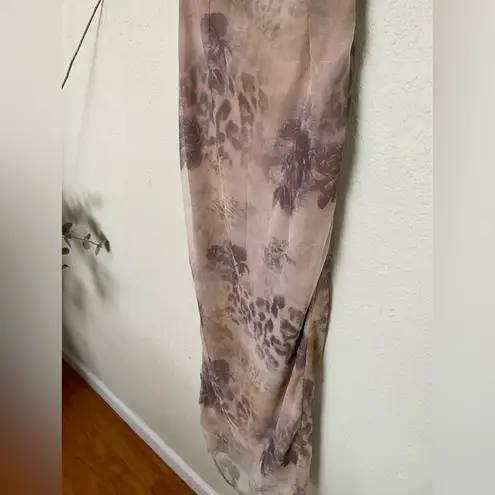 House Of CB  M D-DD  'Aiza' Cream Floral Print Maxi Dress NWOT