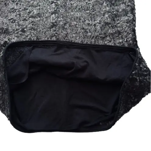 Bailey 44 Top Celebration Black Sequined Crewneck Short Sleeve T-Shirt Size XS