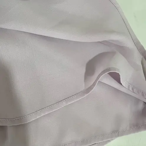 WAYF Lilac Purple Ruffle Lace Up Tank Top Size Small New