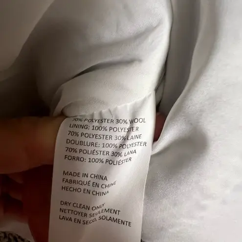 Derek Lam Collective Braeton Gray Tweed Button Front Jacket Size 6