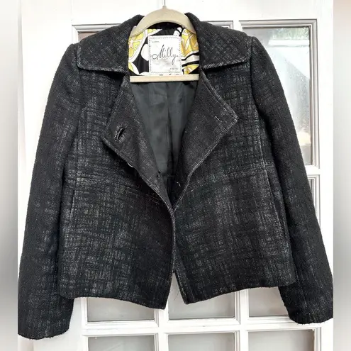 Milly Vintage An Original of New York Double-Breasted Blazer Silk Linen Size 4 S