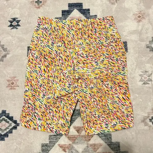 EP New York Rainbow Spotted Shorts Womens SZ Small S Golf Tennis Pockets Red