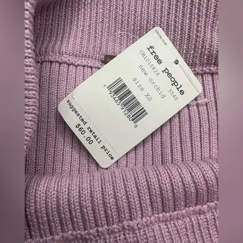 Free People NWT //  New Orchid Ribbed Knit Skirt // XS