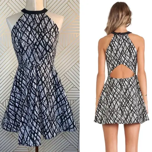 Keepsake Adore You Mini Dress Twig Print Black Size XS