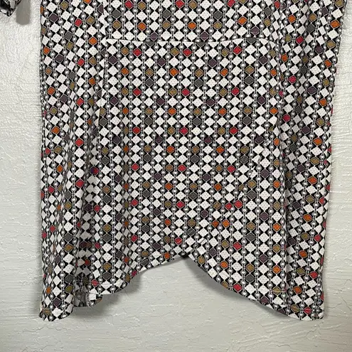 Kerrits Women S White Black Poppy Deco Bits Crossrail Tunic Split Hem Equestrian