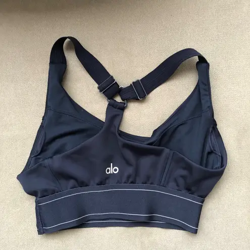 Alo Yoga Airlift Suit Up Bra Navy/Navy XS