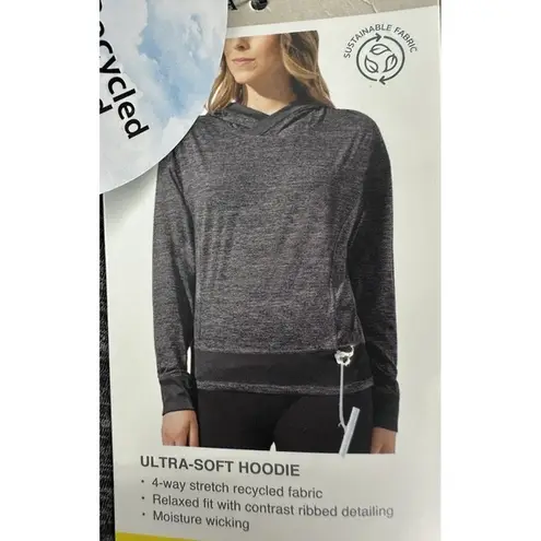 Mondetta Performance Luxury Pullover Hoodie Women's Black Pullover New Small