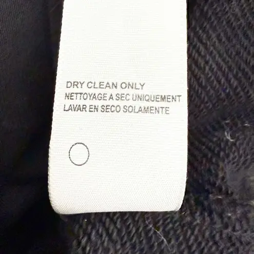 James Perse | Black Asymmetrical Zip Hooded Sweatshirt Jacket Hoodie | Size 2