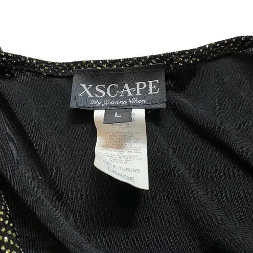 XScape by Joanna Chen Gold Beaded Stretch Top