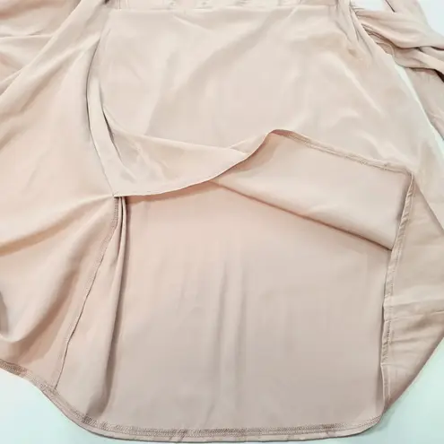 superdown  Sophie Draped Mini Dress in Nude Pink Small