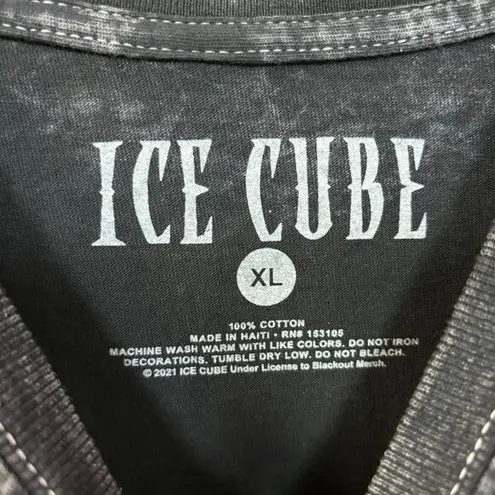 Ice Cube It Was a Good Day West Coast Rap Acid Wash Tee XL