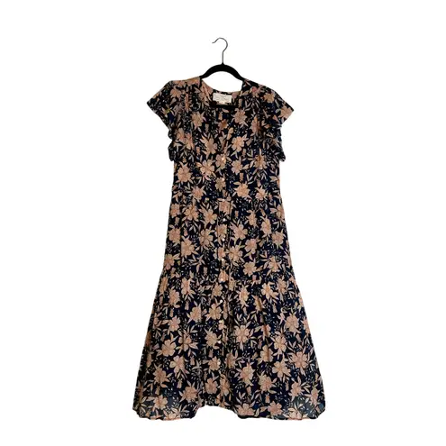 Birds of Paradis by trovata Kristi Midi Dress Blue