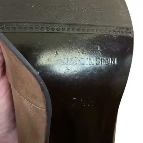 A. Marinelli Victorian style embroidered leather boots size 7 1/2 Brown