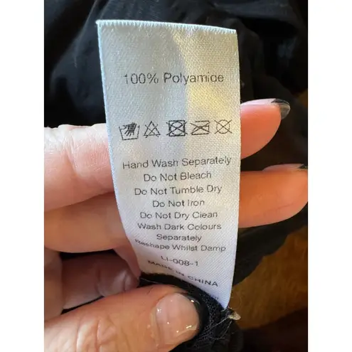 Lavish Lice Lavish Alice Bodysuit Women Small Black Lace Sheer Lingerie Babydoll Sexy Gothic