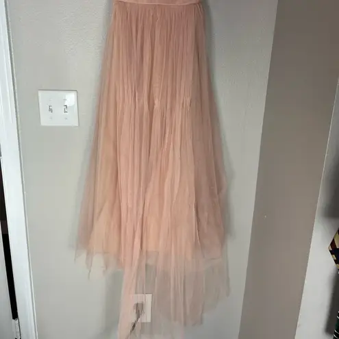 Jenny Yoo Tulle Strapless Bridesmaid Dress 0