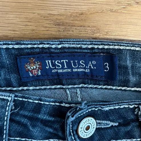 Just USA Vintage Y2K Low Rise Skinny Jeans - Size 3