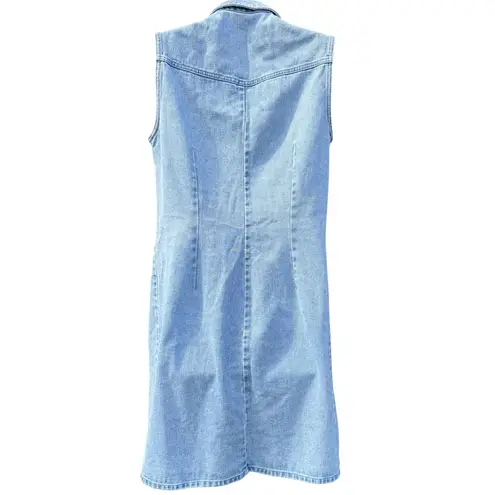 Newport News Vintage Jeanology Light Blue Denim mini dress