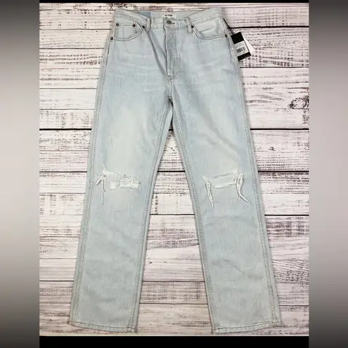 RE/DONE NWT ‘90s High Rise Loose Fit Jeans Bleach Destroy Women's Size 29 - Image 6