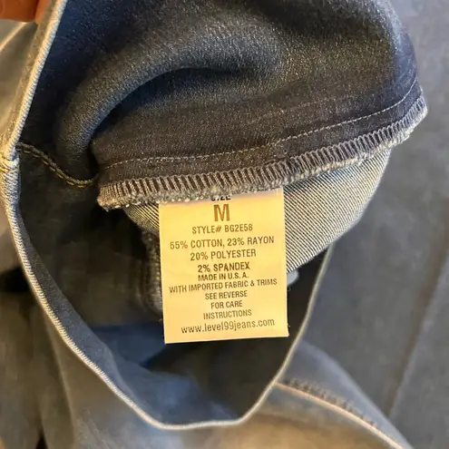 Level 99 Blue Jeggings with Classic Denim Style Size M