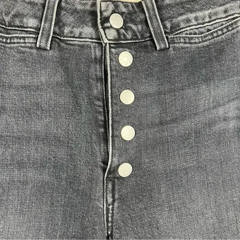 Amo Black Audrey With Snaps Vixen Jeans Size 25